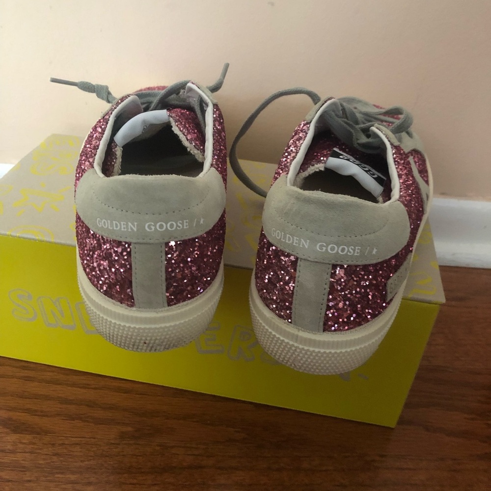 GOLDEN GOOSE Superstar May Pink Glitter Sneakers BRAND NEW - Picture 10 of 12